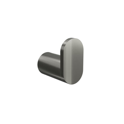 LINSOL CIRCLE SINGLE ROBE HOOK GUN METAL