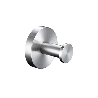 LINSOL LUX S2 LEAD FREE SINGLE ROBE HOOK BRUSHED NICKEL