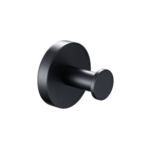 LINSOL LUX S2 SINGLE ROBE HOOK MATTE BLACK