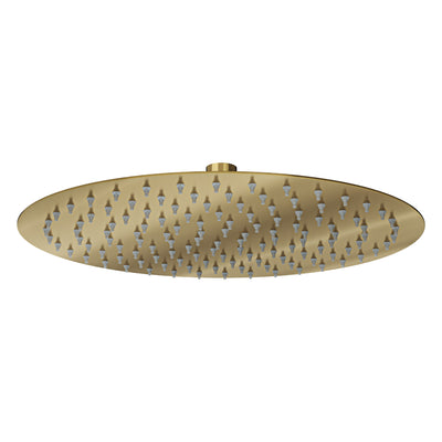 LINSOL SOUL LEAD FREE ROUND SHOWER HEAD 300MM BRUSHED BRASS