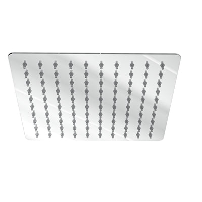LINSOL OCEAN LEAD FREE SQUARE SHOWER HEAD 200MM BRUSHED NICKEL