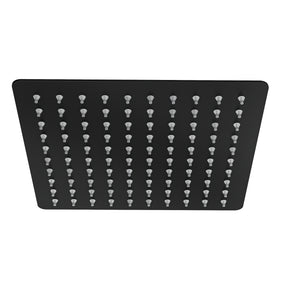 LINSOL OCEAN SQUARE SHOWER HEAD 200MM MATTE BLACK