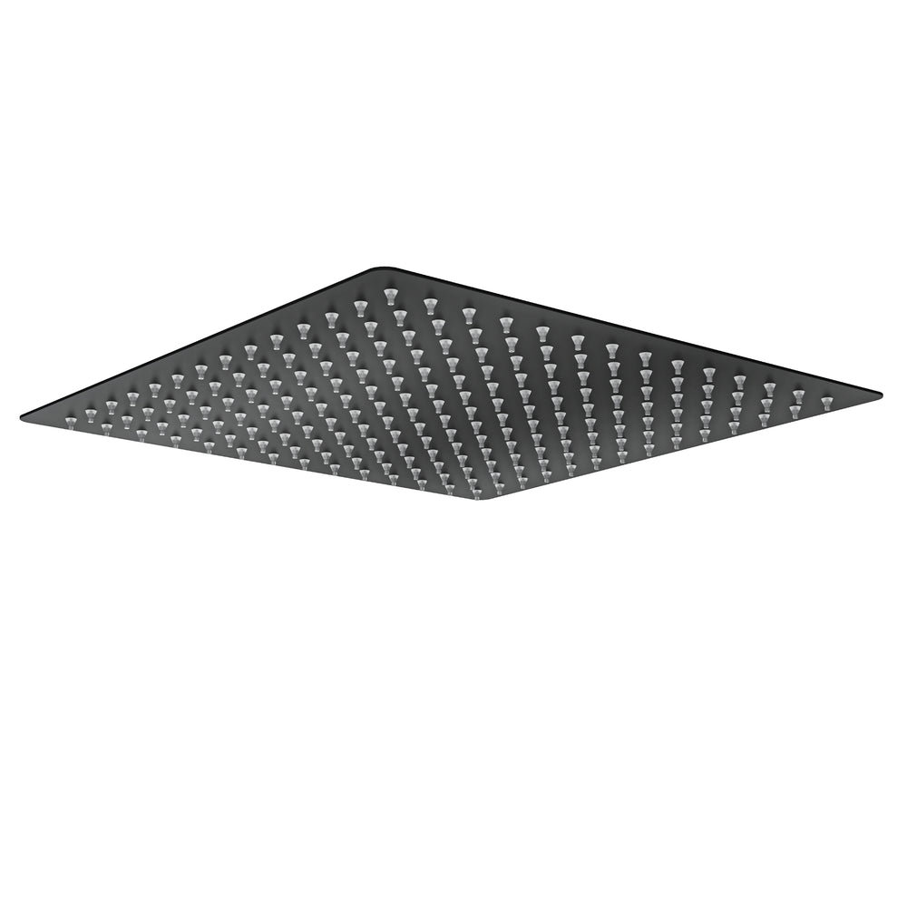 LINSOL OCEAN SQUARE SHOWER HEAD 300MM MATTE BLACK