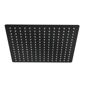 LINSOL OCEAN SQUARE SHOWER HEAD 300MM MATTE BLACK