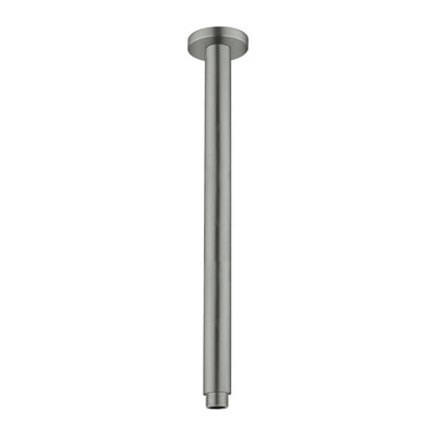 NERO ROUND CEILING SHOWER ARM GUN METAL (AVAILABLE IN 100MM AND 300MM)