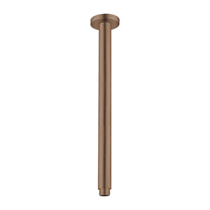 NERO ROUND CEILING SHOWER ARM BRUSHED BRONZE (AVAILABLE IN 150MM AND300MM)