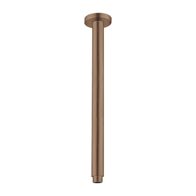 NERO ROUND CEILING SHOWER ARM BRUSHED BRONZE (AVAILABLE IN 150MM AND300MM)