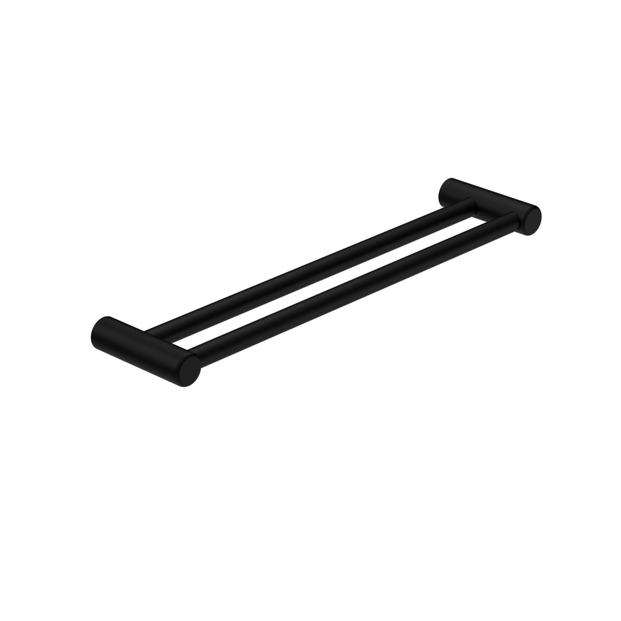 NERO MECCA CARE DOUBLE TOWEL GRAB RAIL MATTE BLACK (AVAILABLE IN 600MM AND 900MM)