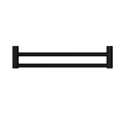 NERO MECCA CARE DOUBLE TOWEL GRAB RAIL MATTE BLACK (AVAILABLE IN 600MM AND 900MM)