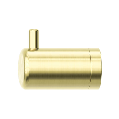NERO MECCA CARE SINGLE ROBE HOOK BRUSHED GOLD