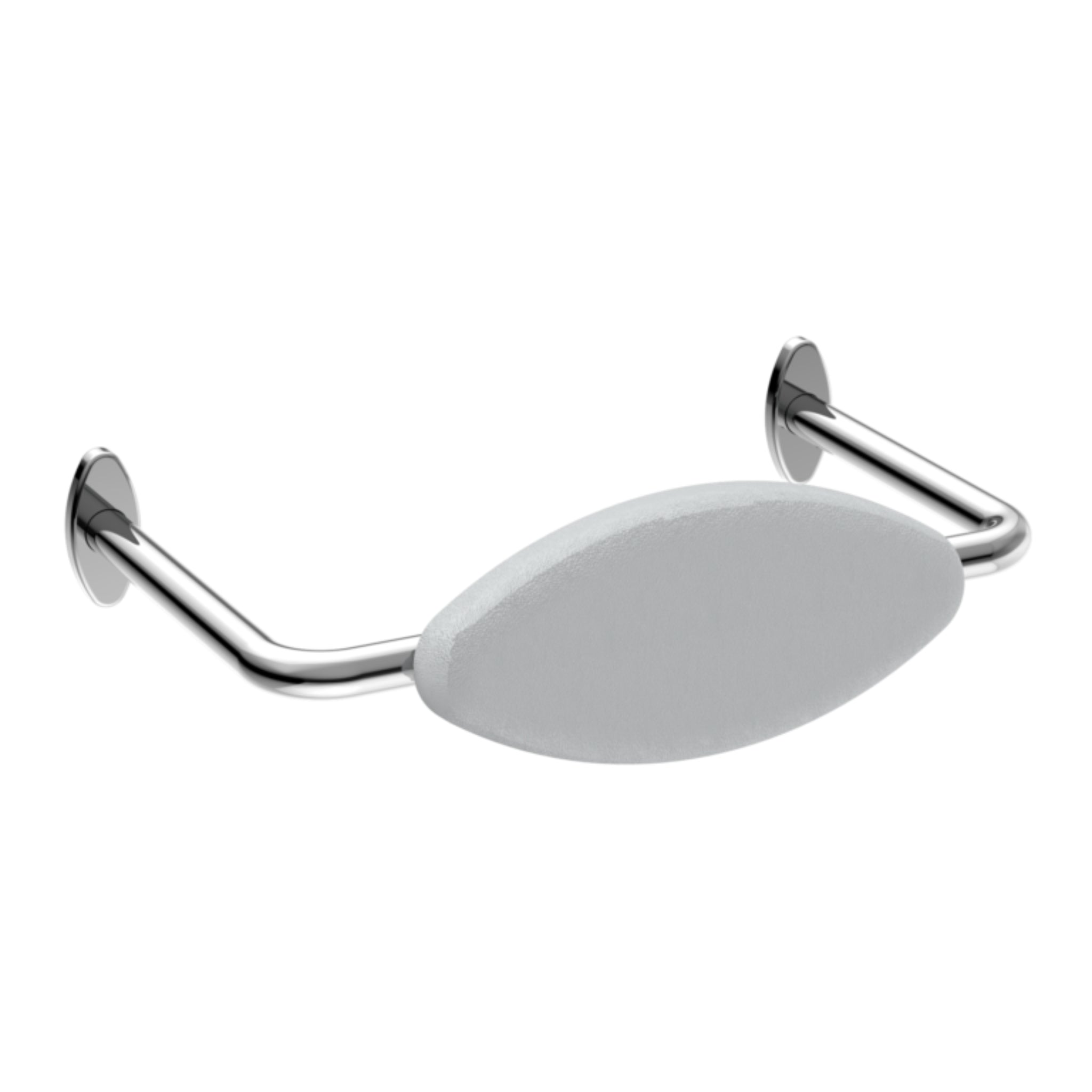NERO MECCA CARE DDA TOILET BACKREST 560MM CHROME