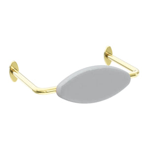 NERO MECCA CARE DDA TOILET BACKREST 560MM BRUSHED GOLD