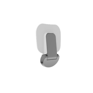 NERO MECCA CARE SHOWER SEAT 400MM GUN METAL