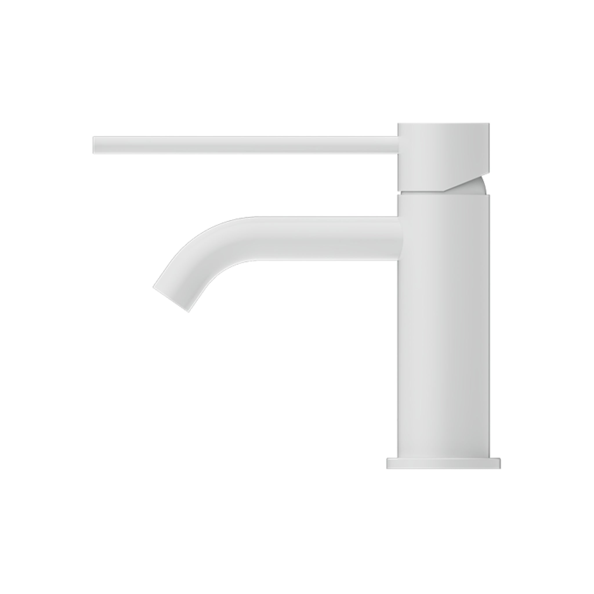 NERO MECCA CARE BASIN MIXER 158MM MATTE WHITE