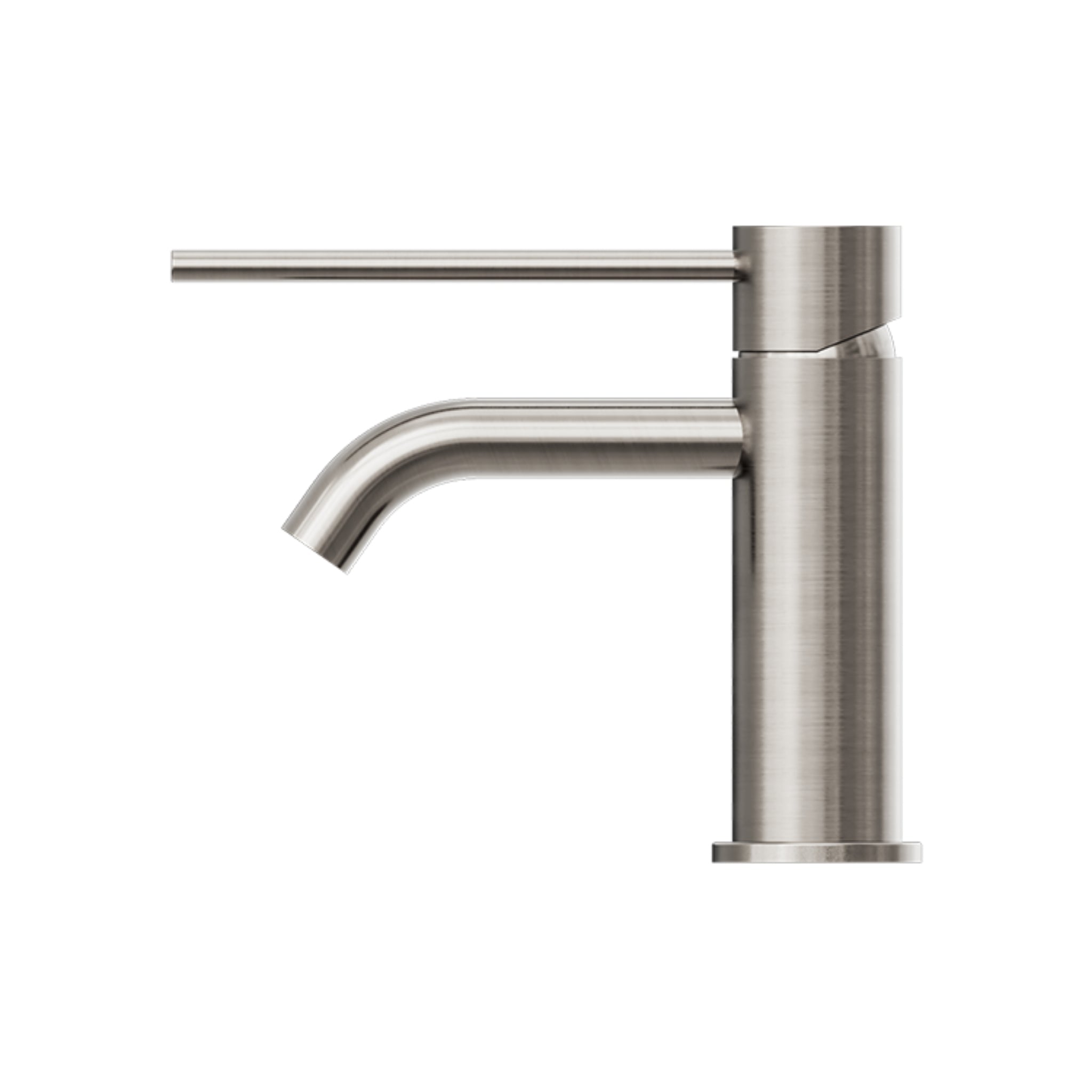 NERO MECCA CARE BASIN MIXER 158MM BRUSHED NICKEL