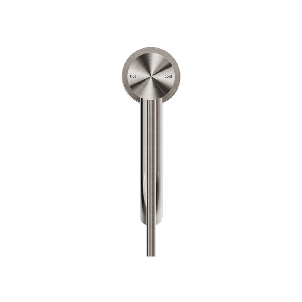 NERO MECCA CARE BASIN MIXER 158MM BRUSHED NICKEL