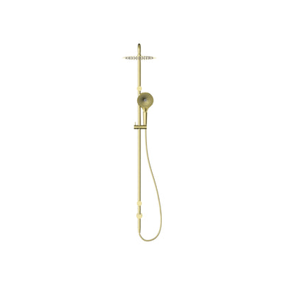 NERO MECCA CARE GRAB RAIL TWIN SHOWER SET 900MM BRUSHED GOLD