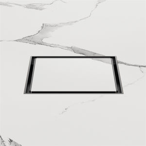 NERO TILE INSERT FLOOR WASTE 100MM GUN METAL