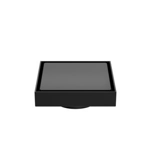 NERO TILE INSERT FLOOR WASTE 100MM MATTE BLACK