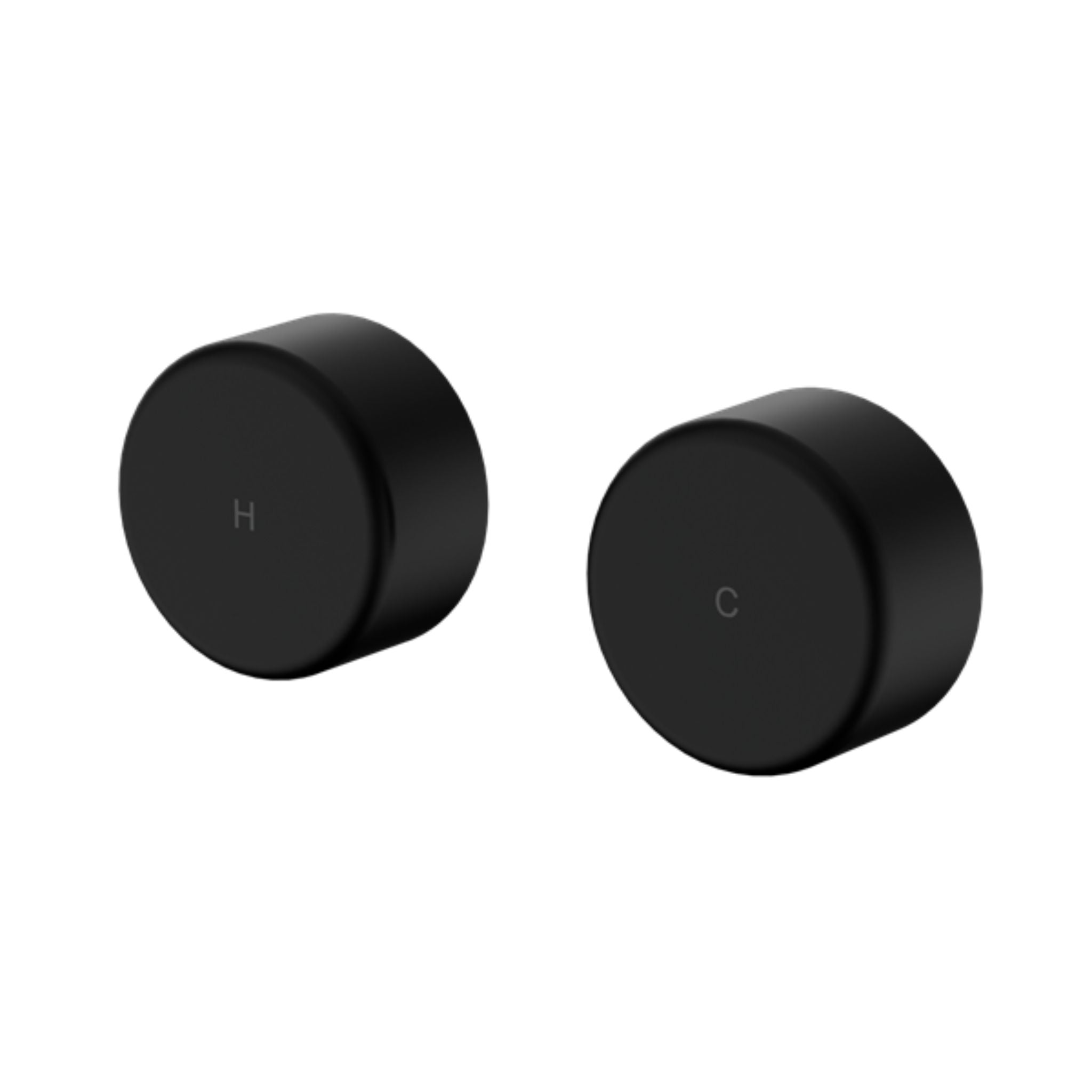 NERO SERENITY WALL TOP ASSEMBLY WITH METAL HANDLE MATTE BLACK