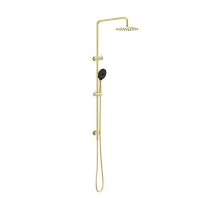 NERO ROUND PROJECT TWIN SHOWER 1116MM BRUSHED GOLD