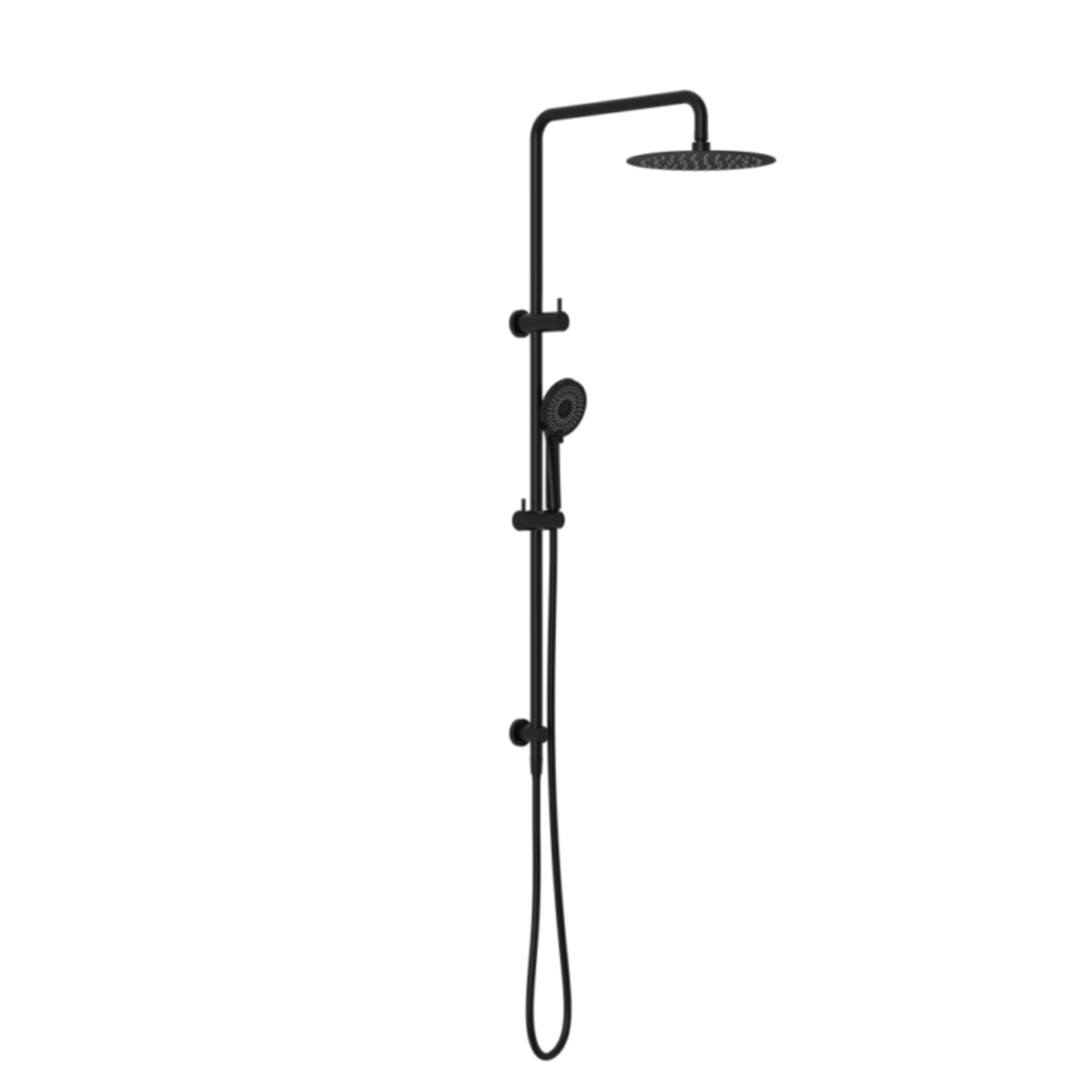 NERO ROUND PROJECT TWIN SHOWER 1116MM MATTE BLACK