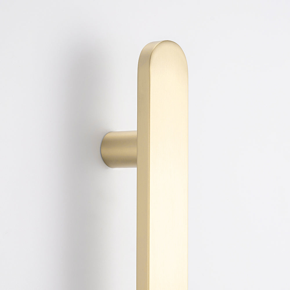 RADIANT RADIANT HEATING NON-HEATED VERTICAL SINGLE TOWEL RAIL LIGHT GOLD 930MM