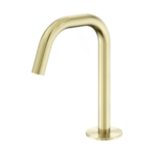 NERO SERENITY BASIN EDGE SPOUT 210MM BRUSHED GOLD