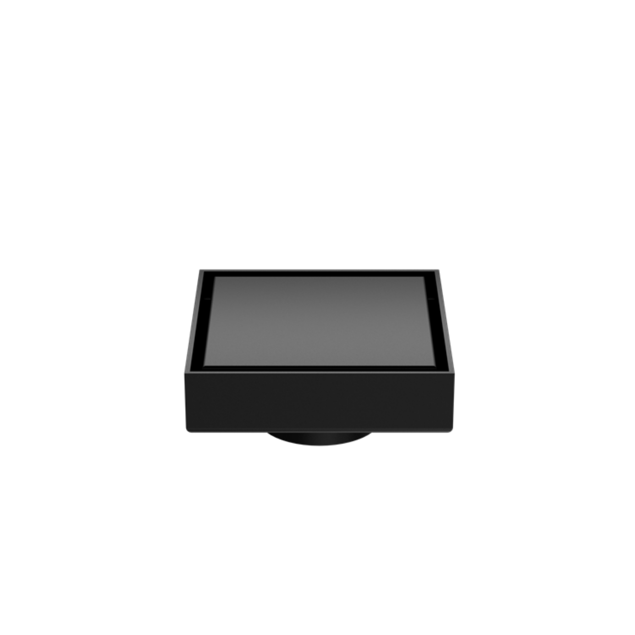 NERO SQUARE TILE INSERT FLOOR WASTE 100MM MATTE BLACK