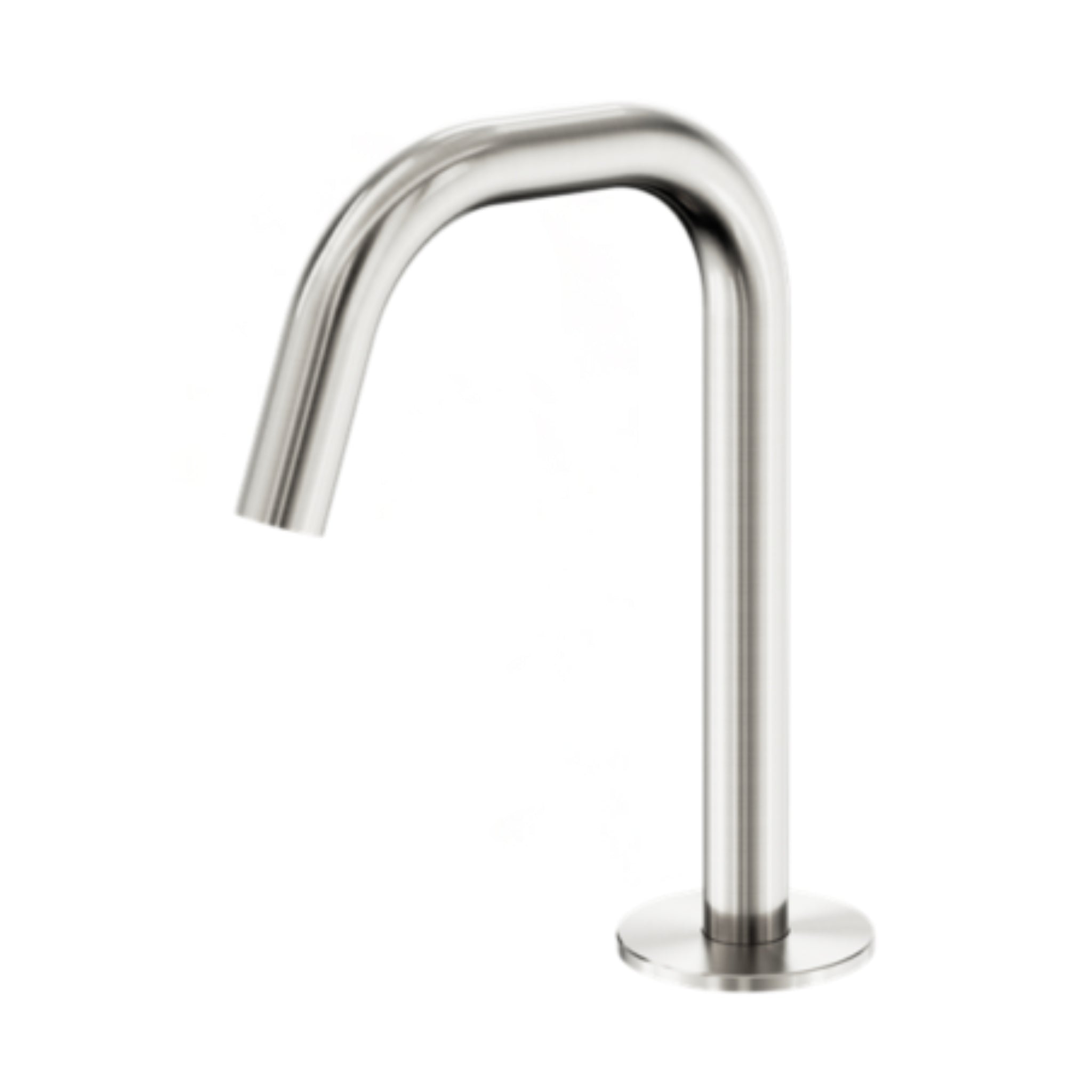 NERO SERENITY BASIN EDGE SPOUT 210MM BRUSHED NICKEL