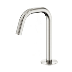 NERO SERENITY BASIN EDGE SPOUT 210MM BRUSHED NICKEL