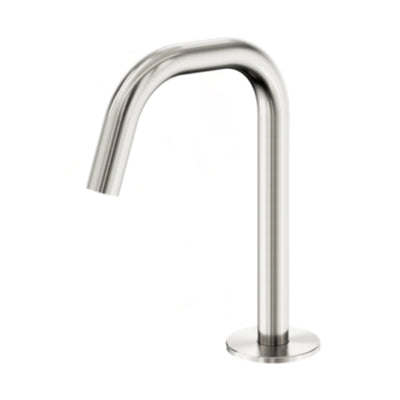 NERO SERENITY BASIN EDGE SPOUT 210MM BRUSHED NICKEL