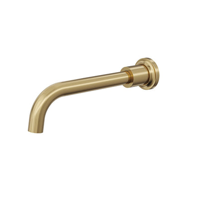 LINSOL TRE BATH SPOUT 205MM BRUSHED BRASS