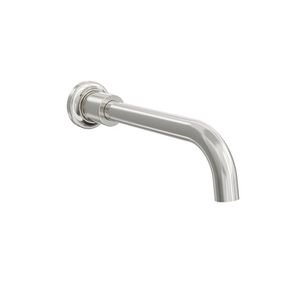 LINSOL TRE BATH SPOUT 205MM BRUSHED NICKEL