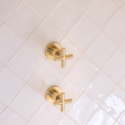 NERO X PLUS WALL TOPS ASSEMBLY BRUSHED GOLD