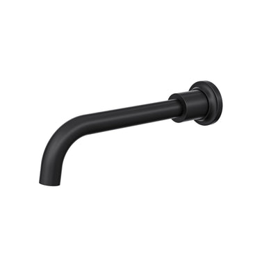LINSOL TRE BATH SPOUT 205MM MATTE BLACK