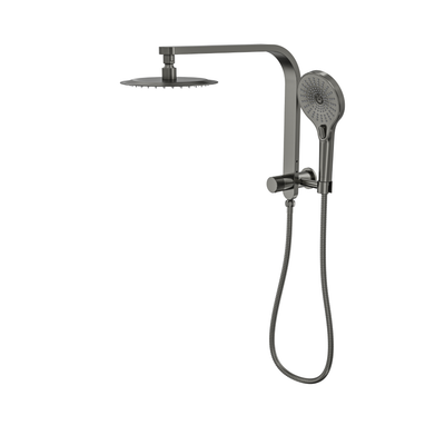 LINSOL OCEANJET TWIN SHOWER SYSTEM GUN METAL