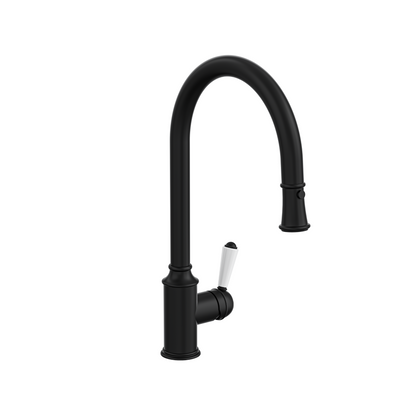LINSOL TOMMY S2 PULL OUT SINK MIXER 439MM MATTE BLACK