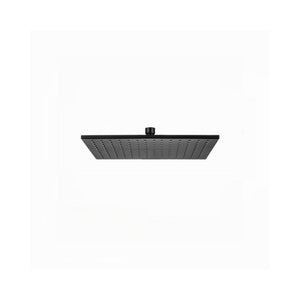 AQUAPERLA SQUARE SHOWER HEAD 300MM MATTE BLACK