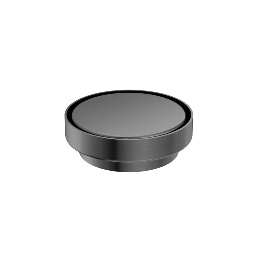 NERO TILE INSERT FLOOR WASTE ROUND GUN METAL 130MM