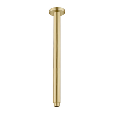 NERO ROUND CEILING SHOWER ARM BRUSHED GOLD (AVAILABLE IN 100MM AND 300MM)