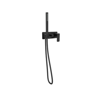 LINSOL ZIA WALL MIXER WITH HAND SHOWER MATTE BLACK
