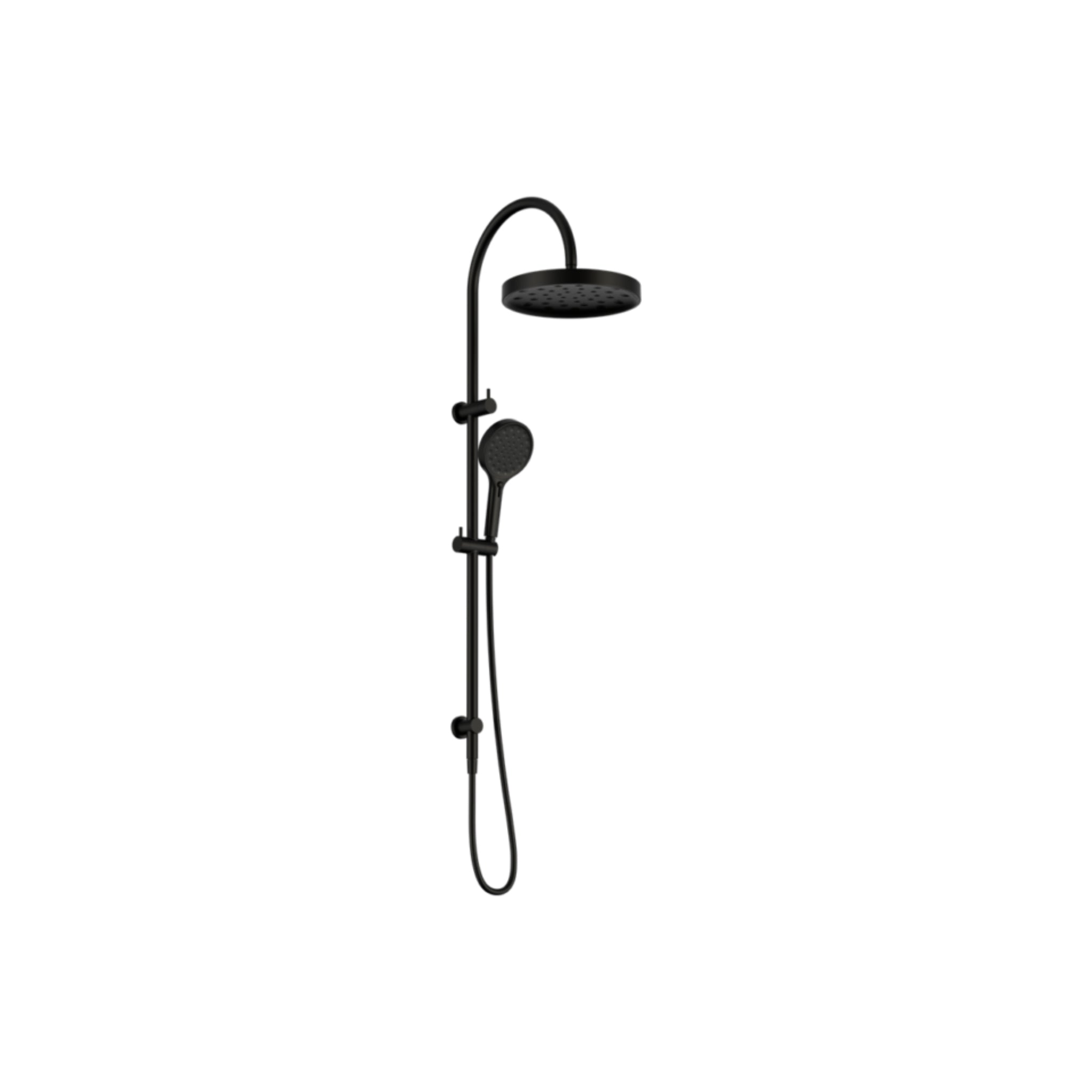 NERO SERENITY TWIN SHOWER MATTE BLACK