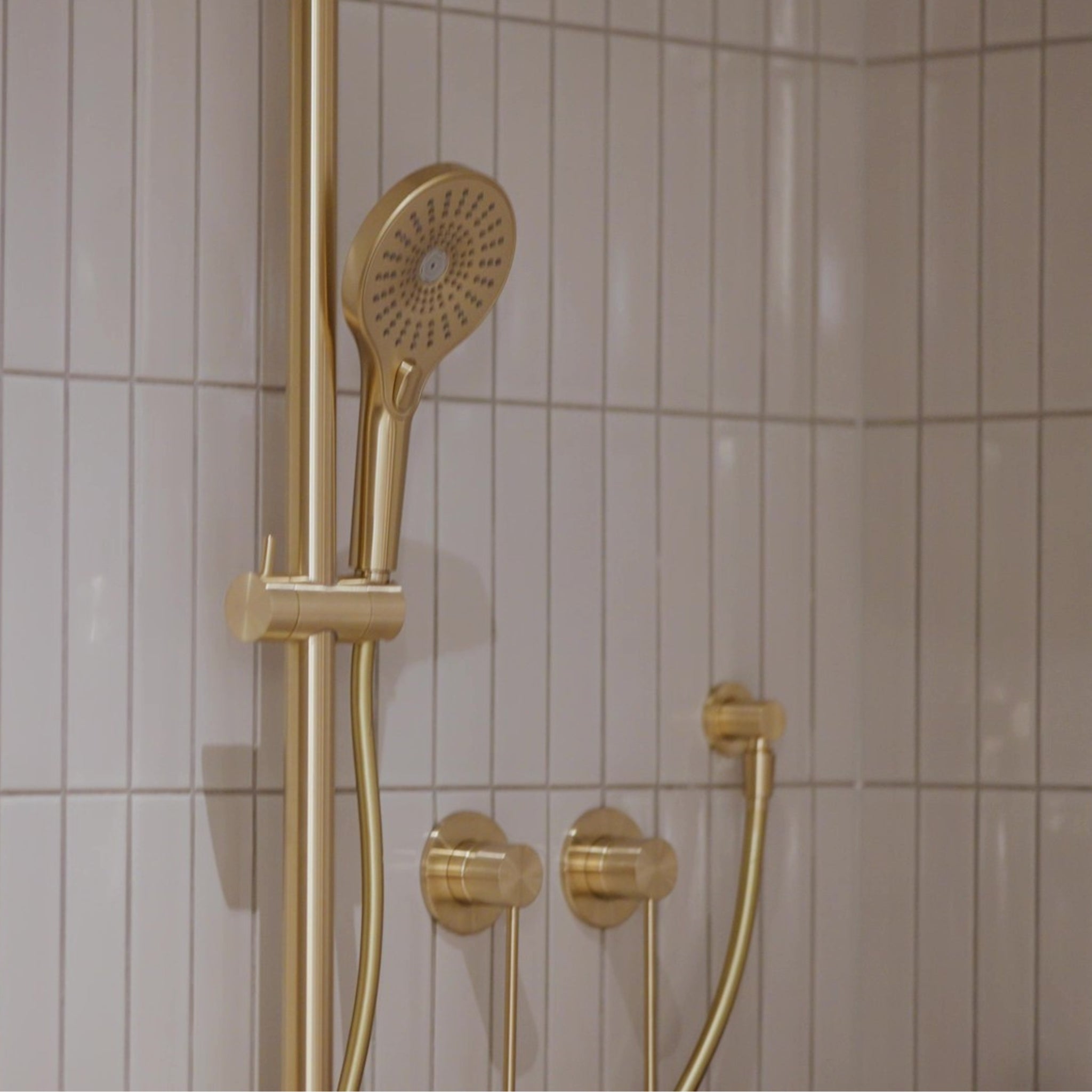 NERO MECCA CARE SHOWER MIXER BRUSHED GOLD
