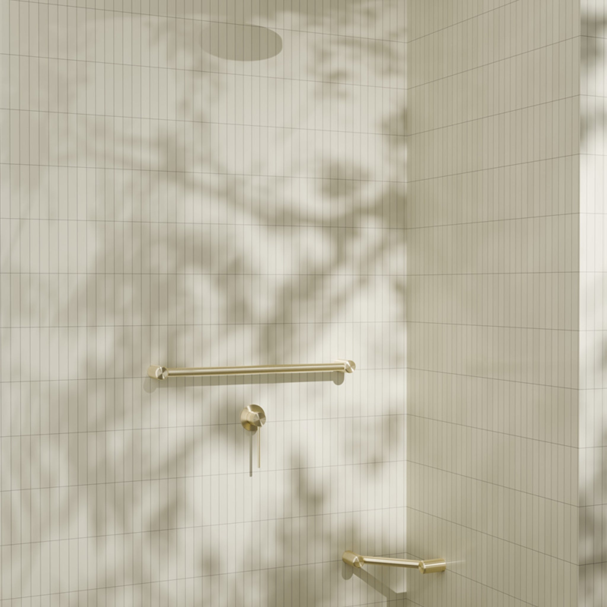 NERO MECCA CARE SHOWER MIXER BRUSHED GOLD