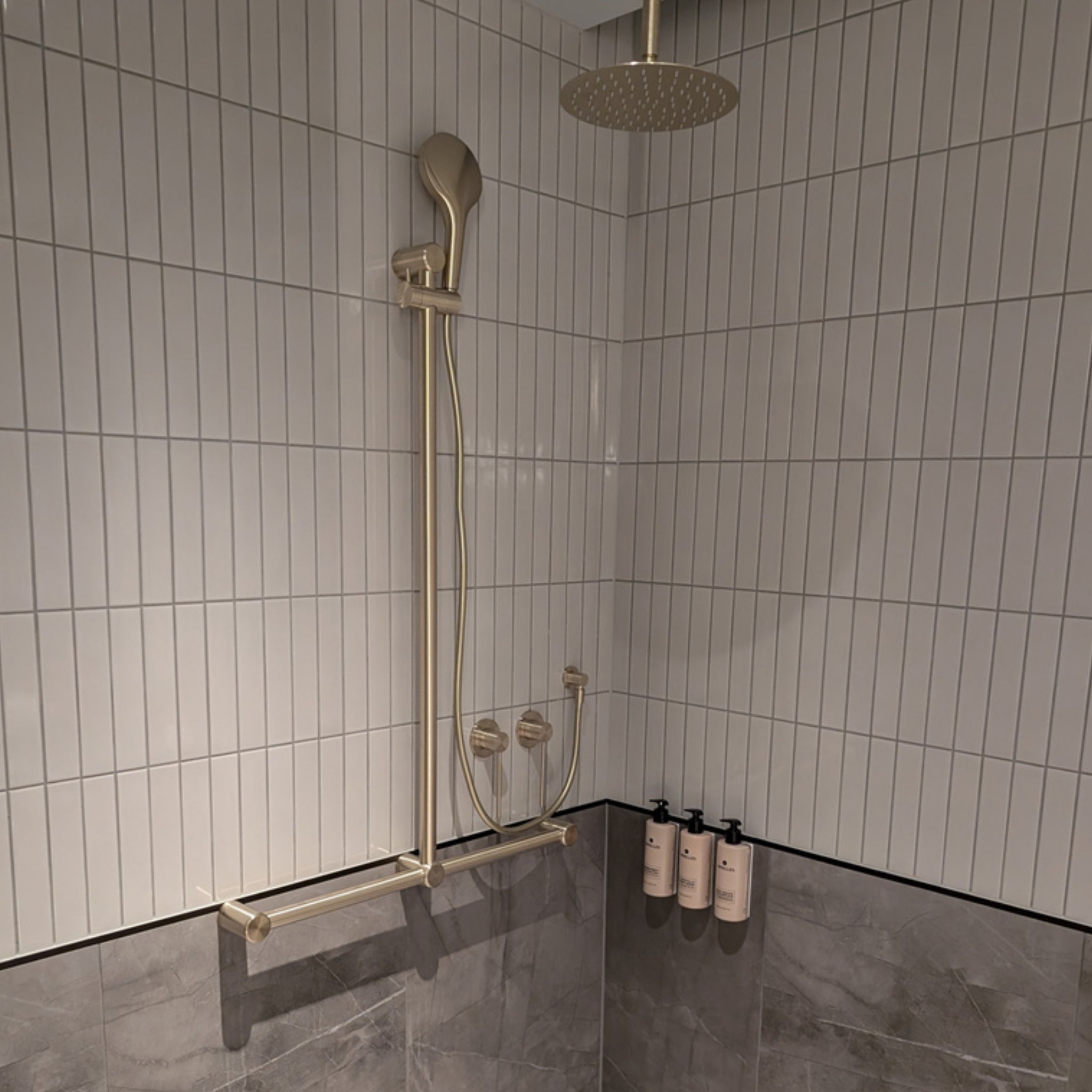 NERO MECCA CARE SHOWER MIXER BRUSHED GOLD
