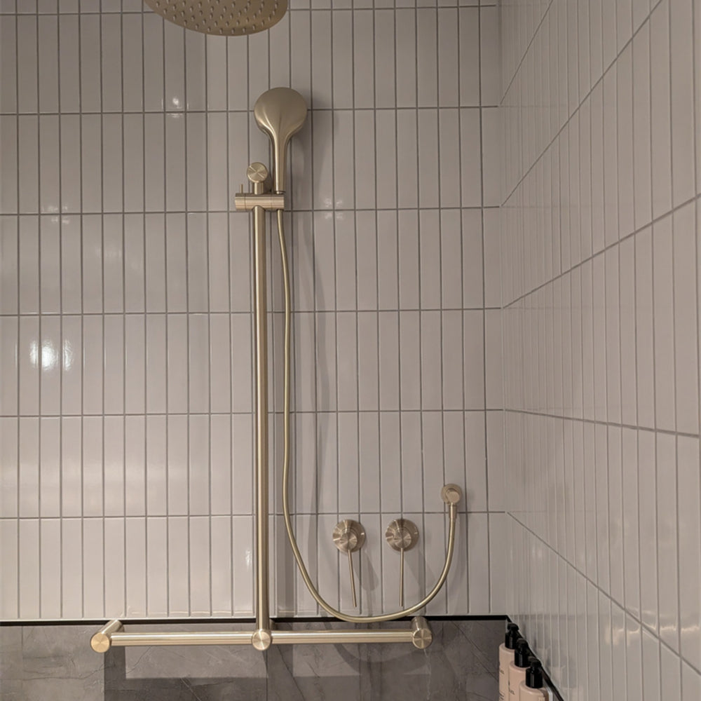 NERO MECCA CARE SHOWER MIXER BRUSHED GOLD