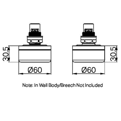 NERO SERENITY WALL TOP ASSEMBLY WITH ARABESCATO CORCHIA HANDLE MATTE BLACK