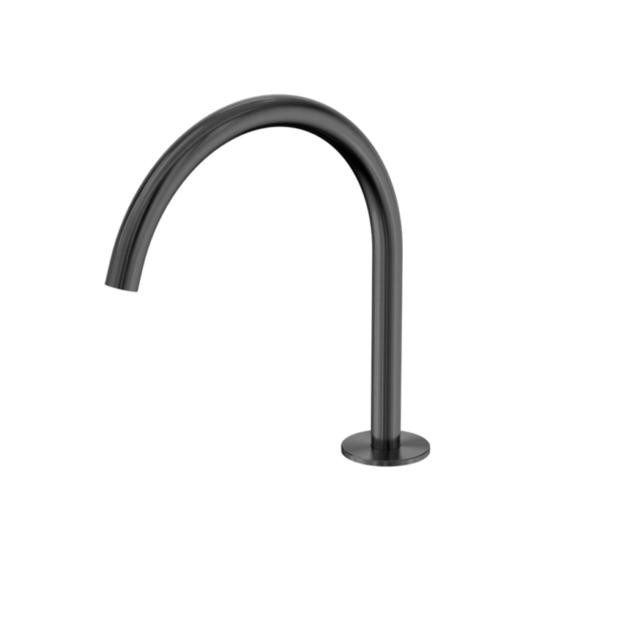 NERO SERENITY BATH/KITCHEN ARC SPOUT 260MM GUN METAL