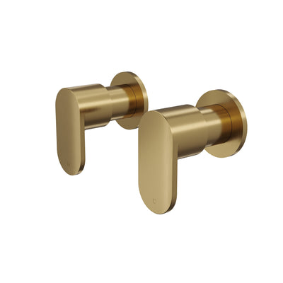 LINSOL CAPO WALL TOP ASSEMBLIES BRUSHED BRASS